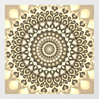 Autocollant Pour Fenêtre Beau art mandala