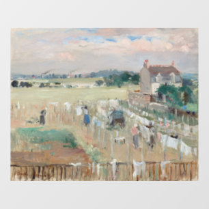 Autocollant Pour Fenêtre Berthe Morisot - Étendage du linge