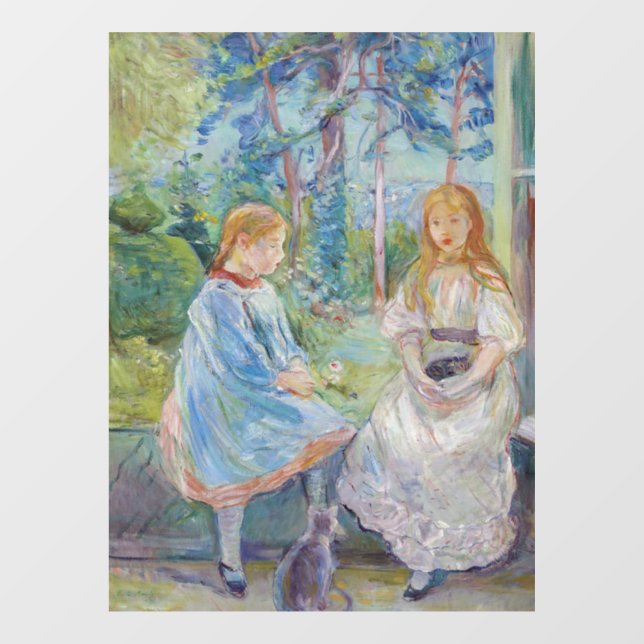 Autocollant Pour Fenêtre Berthe Morisot - Jeunes filles à la fenêtre (Feuille)