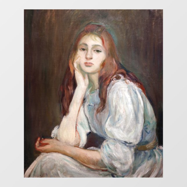 Autocollant Pour Fenêtre Berthe Morisot - Julie Daydreaming (Feuille)
