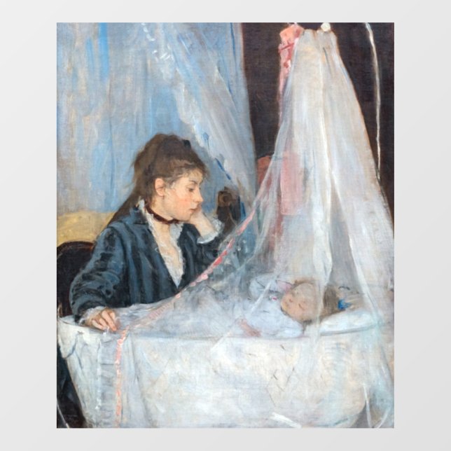 Autocollant Pour Fenêtre Berthe Morisot - Le berceau (Feuille)