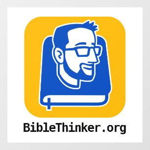 Autocollant Pour Fenêtre BibleThinker.org Clôture de la fenêtre du logo