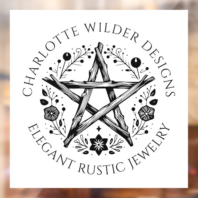 Autocollant Pour Fenêtre Bijoux Wiccan Pagan (Feuille 2)