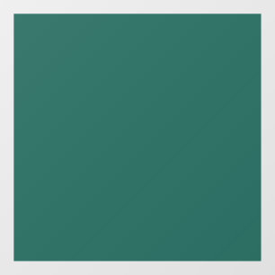 Autocollant Pour Fenêtre Bleu vert foncé (couleur solide)