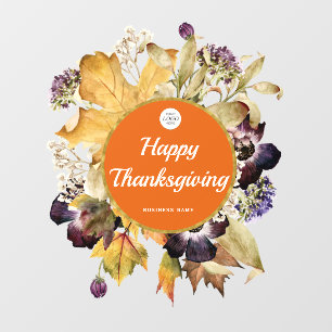 Autocollant Pour Fenêtre bon thanksgiving gros rangement