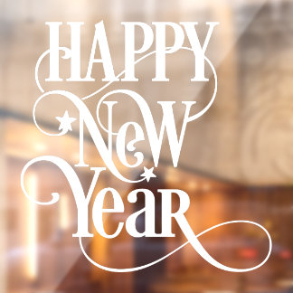 Autocollant Pour Fenêtre Bonne année