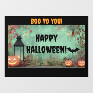 Autocollant Pour Fenêtre Boo To You Halloween Clôture de fenêtre