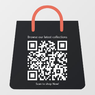 Autocollant Pour Fenêtre Boutique personnalisée en noir Boutique promotionn