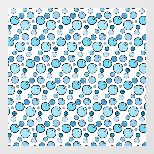 Autocollant Pour Fenêtre Bubbles (Feuille)