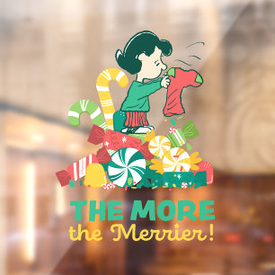 Autocollant Pour Fenêtre cacahuètes   Lucy et plus le Merrier