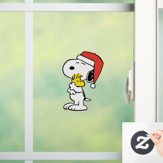 Autocollant Pour Fenêtre cacahuètes | Snoopy & Woodstock Holiday (Maison)