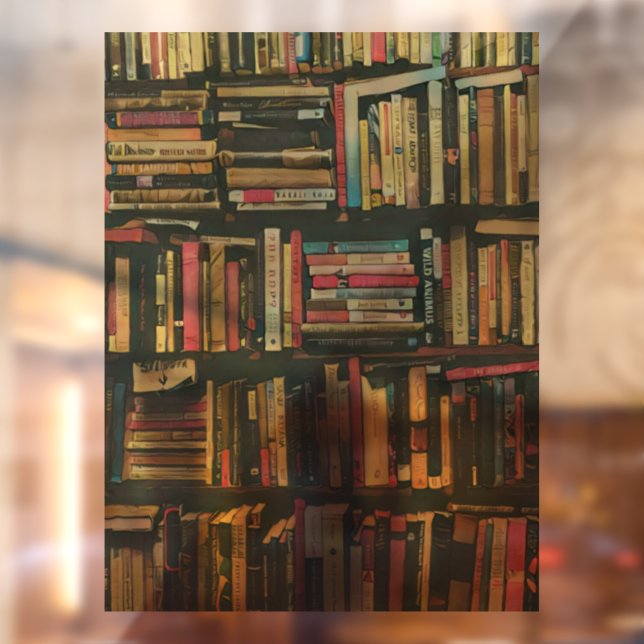 Autocollant Pour Fenêtre cadeau amoureux de bibliothèque cool (Feuille 2)