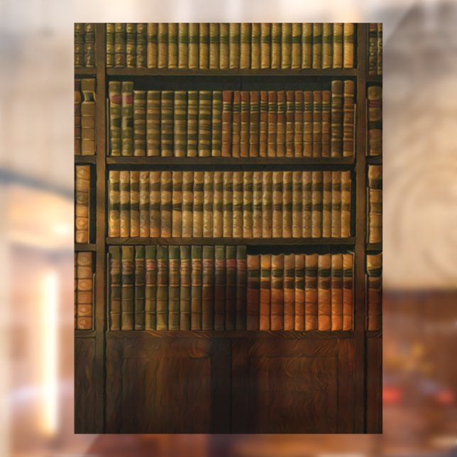 Autocollant Pour Fenêtre cadeau de bibliothécaire cool (Feuille 2)