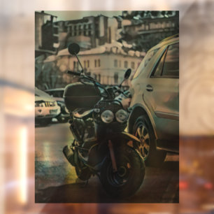 Autocollant Pour Fenêtre cadeau moto vintage