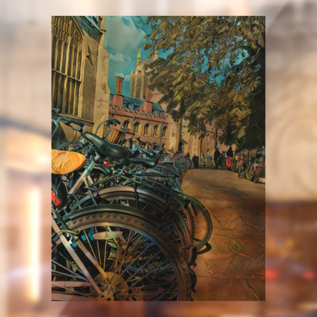 Autocollant Pour Fenêtre Cadeaux cyclables vintages (Feuille 2)