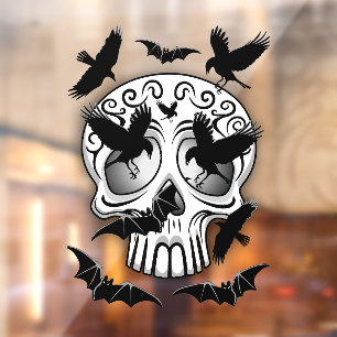 Autocollant Pour Fenêtre Calaveras décoratives Halloween