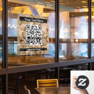 Autocollant Pour Fenêtre Camouflage du désert, Militaire, Armée