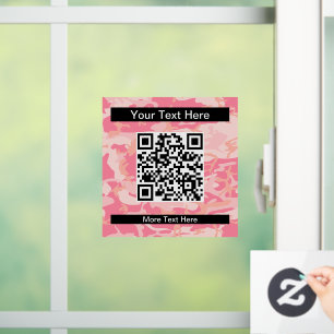 Autocollant Pour Fenêtre Camouflage rose, Armée
