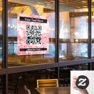 Autocollant Pour Fenêtre Camouflage rose, Armée