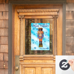 Autocollant Pour Fenêtre Casse-noix allemand - Buon Natale