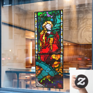 Autocollant Pour Fenêtre Cathédrale Fribourg St Catherine Vitrail 1300