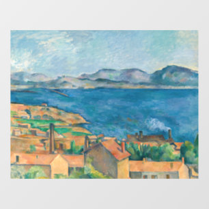Autocollant Pour Fenêtre Cézanne - Golfe de Marseille, vu de L'Estaque