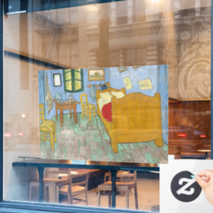 Autocollant Pour Fenêtre Chambre de Van Gogh à Arles - Jaune et Bleu Classi