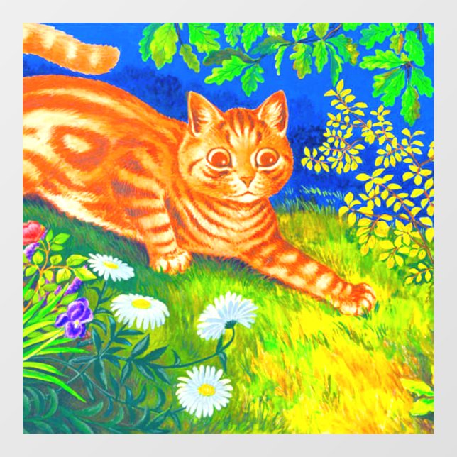 Autocollant Pour Fenêtre Chat de nuit (Feuille)