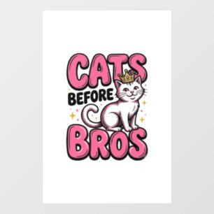 Autocollant Pour Fenêtre Chats avant frères conception de t-shirt vintage c