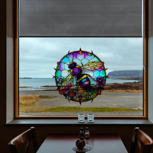 Autocollant Pour Fenêtre Chauffeur à nid d'abeille Faux