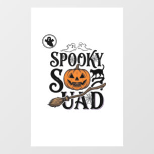 Autocollant Pour Fenêtre Chemise Spooky Squad Vintage Halloween Design de g