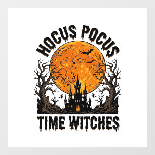 Autocollant Pour Fenêtre Chemises Hocus Pocus Sorcières Vintage Halloween D