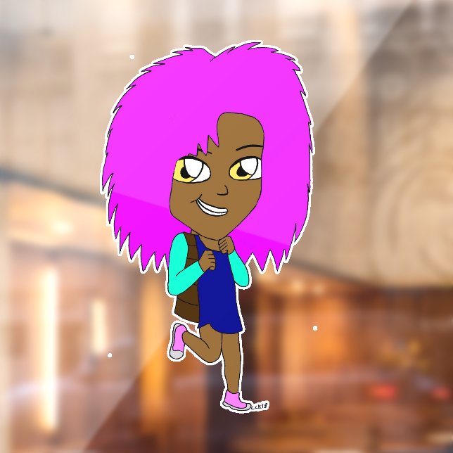 Autocollant Pour Fenêtre chibi (Feuille 2)