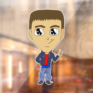 Autocollant Pour Fenêtre chibi