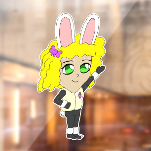Autocollant Pour Fenêtre chibi
