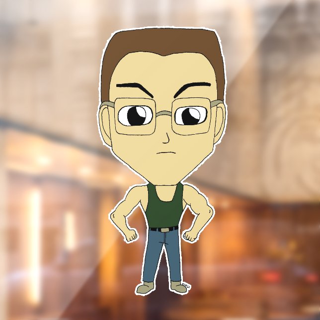 Autocollant Pour Fenêtre chibi (Feuille 2)
