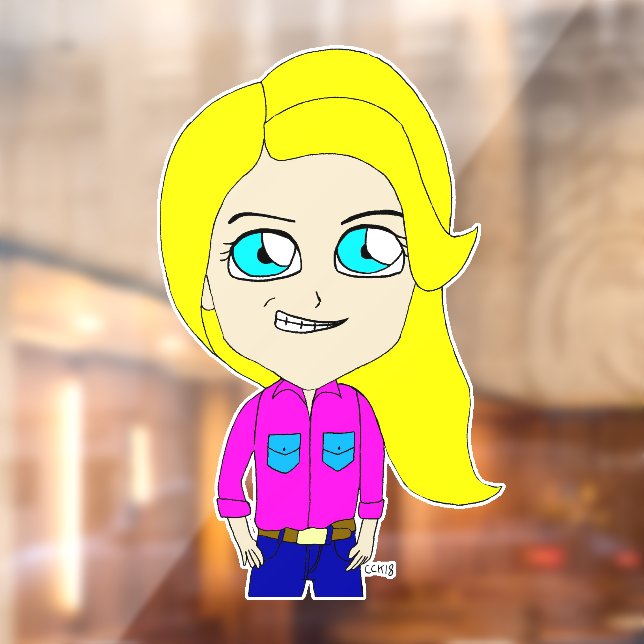 Autocollant Pour Fenêtre chibi (Feuille 2)