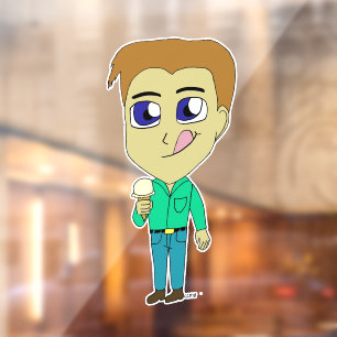 Autocollant Pour Fenêtre chibi
