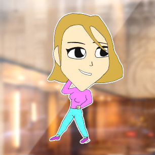 Autocollant Pour Fenêtre chibi