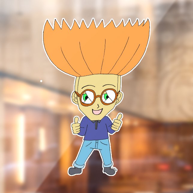 Autocollant Pour Fenêtre chibi (Feuille 2)