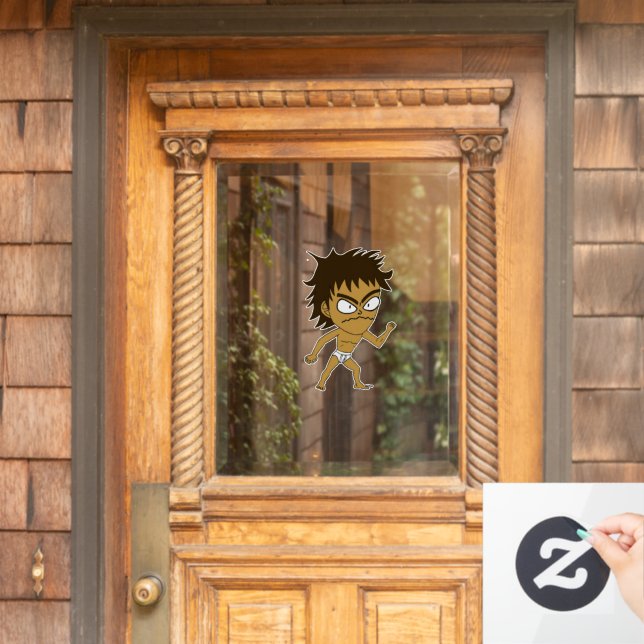 Autocollant Pour Fenêtre chibi (Porte d'accueil)