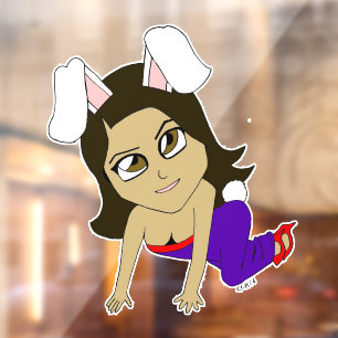 Autocollant Pour Fenêtre chibi bunnygirl