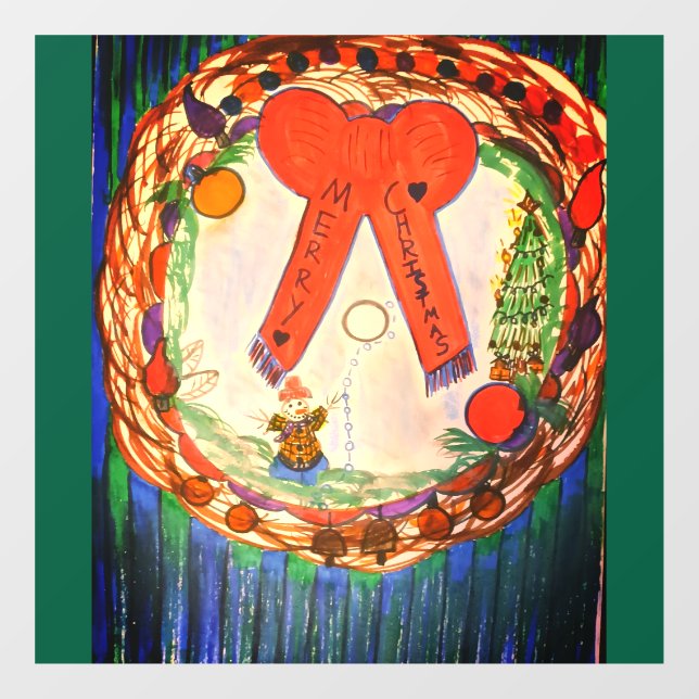 Autocollant Pour Fenêtre Christmas and Holiday Cheer! (Feuille)