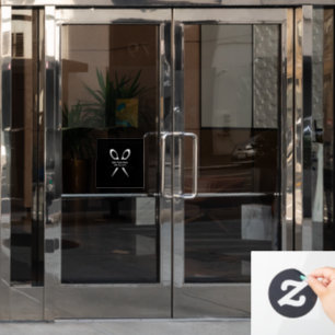 Autocollant Pour Fenêtre Ciseaux de coiffeur barbier