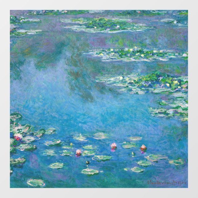 Autocollant Pour Fenêtre Claude Monet (Feuille)