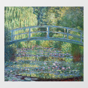 Autocollant Pour Fenêtre Claude Monet - Bassin aux Nymphéas, Harmonie Verte
