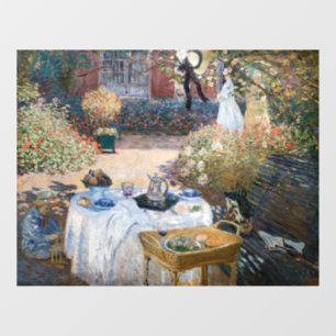Autocollant Pour Fenêtre Claude Monet - Le déjeuner