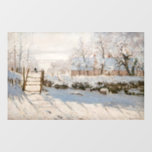 Autocollant Pour Fenêtre Claude Monet - Le Magpie<br><div class="desc">The Magpie / La Pie - Claude Monet,  Huile sur toile,  1868-1869</div>