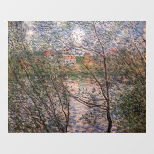 Autocollant Pour Fenêtre Claude Monet - Printemps à travers les branches