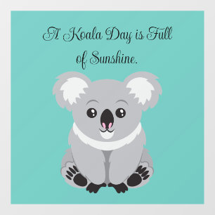 Autocollant Pour Fenêtre Clôture de fenêtre Cute Koala